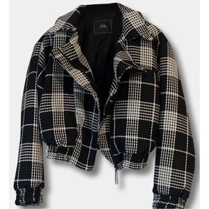 Tweed Bomber Jacket